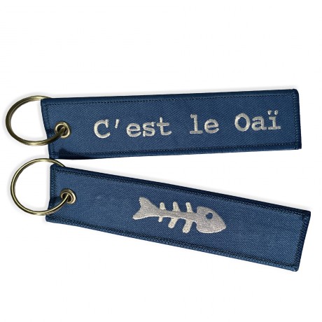 PORTE CLE FIREHEAD BLEU